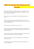 AMT-P Powerplant Oral Exam 2027 &vert; Questions and Answers