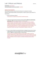 BIO 201 Lab 3 &vert; Biology Lab Questions&comma; Answers & Practical Study Guide
