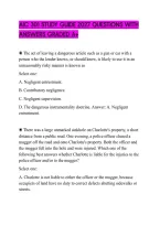 Aic 301 Study Guide 2027 Questions With&NewLine;Answers Graded A&plus;&NewLine;