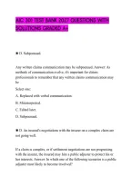 Aic 301 Test Bank 2027 Questions With&NewLine;Solutions Graded A&plus;
