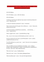 ISYE 6501 Midterm Quiz 2 GT Students and MM Learners Exam with correct Answers