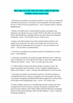 NURS 629 Peds QA for all 4 test combined Maryville University Complete Questions and Verified Answers