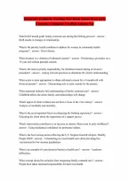 Test Bank For Maternity and Pediatric Nursing by Susan Ricci Theresa Kyle Susan Carman Exam with correct Answers