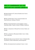 Apea 3P Comprehensive Test 2027&NewLine;Questions With Answers Graded A&plus;