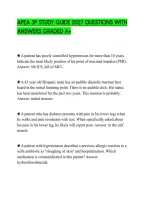 Apea 3P Study Guide 2027 Questions With&NewLine;Answers Graded A&plus;&NewLine;