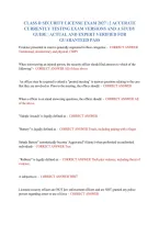 Class D Security License Exam 2027 &vert; 2 Exam Versions and Study Guide&NewLine;