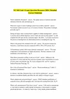 NU 545 Unit 1 Exam Question with 100 Correct Answers 2026