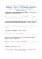 Class D Security License Exam 2027 &vert; 2 Exam Versions and Study Guide