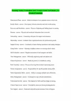 Test Bank for Nursing Today Transition and Trends by Zerwekh and Garneau Exam with correct Answers