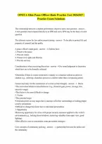 OPOTA Exam 2026 Opota Ohio Peace Officer Basic Graded A OPOTA Practice Test Rated Answers 20262027 RATED A