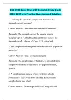 GEB 3006 Exam Final UCF Complete Study Guide &NewLine;2026&sol; 2027 with Practice Questions and Solutions