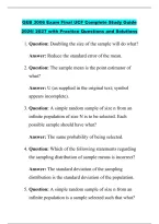 GEB 3006 Exam Final UCF Complete Study Guide &NewLine;2026&sol; 2027 with Practice Questions and Solutions