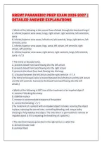 Nremt Paramedic Prep Exam 2026-2027 &vert;&NewLine;Detailed Answer Explanations