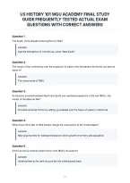 Us History 101 Wgu Academy Final Study&NewLine;Guide Frequently Tested Actual Exam&NewLine;Questions With Correct Answers