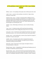 AP World History Unit 4 Review Updated 2026