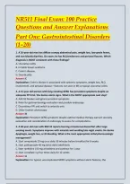 NR511 Final Exam&colon; 100 Practice &NewLine;Questions and Answer Explanations