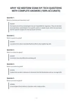 Aphy 102 Midterm Exam Ivy Tech Questions With Complete Answers &lpar;100&percnt; Accurate&rpar;