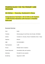 PHARMACOLOGY FOR THE PRIMARY CARE PROVIDER&NewLine;6th Edition &mdash; Visovsky&comma; Zambroski & Sharp&NewLine;Comprehensive Test Bank &vert; All 14 Units & All Chapters &vert; 1&comma;050 Practice Questions with Answers & Detailed Rationales&NewLine;&lowbar;&lowbar;&lowbar;&lowbar;&lowbar;&lowbar;&lowbar;&lowbar;&lowbar;&lowbar;&lowbar;&lowbar;&lowbar;&lowbar;&lowbar;&lowbar;&lowbar;&lowbar;&lowbar;&lowbar;&lowbar;&lowbar;&lowbar;&lowbar;&lowbar;&lowbar;&lowbar;&lowbar;&lowbar;&lowbar;&lowbar;&lowbar;&lowbar;&lowbar;&lowbar;&lowbar;&lowbar;&lowbar;&lowbar;&lowbar;&NewLine;Document 