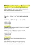 Phi Beta Sigma Fraternity&comma; Inc&period; &mdash; Final Assessment Study Guide & Question Bank &lpar;Updated Edition&rpar;&NewLine;Question Format&colon; Each question includes four answer choices with the correct answer and explanation immediately following&period;&NewLine;