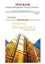 Fundamentals of Financial Management 16th Edition Test Bank & Solution Manual &vert; Brigham & Ehrhardt