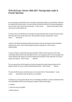 NUR 102 Exam 1 Review 2026&ndash;2027 &vert; Nursing Study Guide & Practice Questions