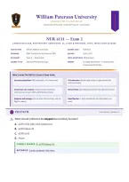 NUR 6111 &sol; NUR6111 Exam 2 &lpar;LATEST EDITION&rpar; Advanced Practice Nursing I &vert; Complete Questions & Verified Answers &vert; 100&percnt; Correct &vert; Grade A  William Paterson University