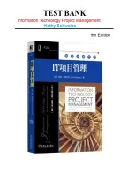 Information Technology Project Management 9th Edition Test Bank &vert; Kathy Schwalbe