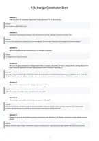 Ksu Georgia Constitution Study Guide And Exam Prep
