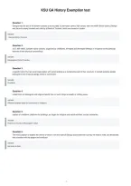 Ksu Ga History Exemption Test Key Historical Events And Study Notes