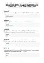 Epa 608 2 Questions And Answers Solved&NewLine;Correctly Latest Update Graded A&plus;