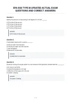 Epa 608 Type Iii Updated Actual Exam&NewLine;Questions And Correct Answers
