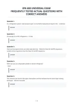 Epa 608 Universal Exam&NewLine;Frequently Tested Actual Questions With&NewLine;Correct Answer