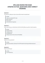 Epa Lead Inspector Exam&NewLine;Updated Actual Questions And Correct&NewLine;Answers