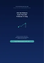 FIN 300 Midterm Exam Pool with Professor Yi Feng &vert; Questions and Answers &vert; 2026&sol;2027 Exam Review &vert; 100&percnt; Correct &ndash; Toronto Metropolitan University &lpar;TMU&rpar;