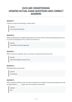 Esco Air Conditioning&NewLine;Updated Actual Exam Questions And Correct&NewLine;Answers