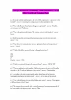 CS 6250 Quiz 4 Questions and Answers 2026 Update 100 Correct Georgia Institute Of Technology Exam Question with 100 Correct Answers 2026