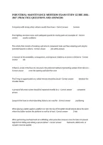 Industrial Maintenance Midterm Exam Study Guide 2026&ndash;2027 &vert; Practice Questions And Answers