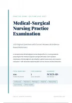 Medical-Surgical Nursing Practice Examination Actual 2026&sol;2027 with Detailed Rationales &vert; Complete Exam-Style Questions &vert; Pass Guaranteed &ndash; A&plus; Graded&NewLine;&NewLine;