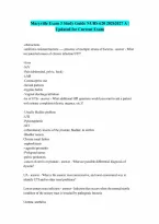 Maryville NURS 620 Exam 3 with complete solution latest 20262027 A exam A GUARANTEED