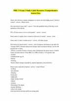 MDC 3 Exam 1 Study Guide Guaranteed Pass