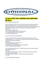 Aic 300 Latest 2027 Answers And Questions Rated A&period;pdf