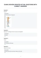 Exam 2 Review Updated Actual Questions With&NewLine;Correct Answers