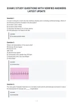 Exam 2 Study Questions With Verified Answers&NewLine;Latest Update