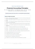 Financial Accounting Complete Study Guide - Debits&comma; Credits&comma; Journal Entries&comma; Financial Statements & Ratios - FIN 301 Full Course Notes & Practice Exam with Answer Keys