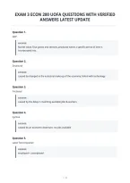 Exam 3 Econ 200 Uofa Questions With Verified Answers Latest Update