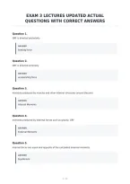 Exam 3 Lectures Updated Actual&NewLine;Questions With Correct Answer