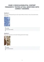 Exam 3 Musculoskeletal Content&NewLine;Frequently Tested Actual Questions With&NewLine;Correct Answers