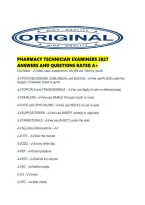 Pharmacy Technician Examiners 2027 Answers And Questions Rated A&period;pdf