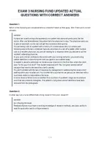 Exam 3 Nursing Fund Updated Actual&NewLine;Questions With Correct Answers