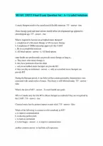 Music 2Mt3 Final Exam Questions With All The Correct Answers Guaranteed Pass
